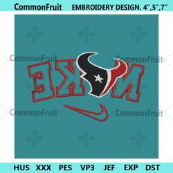 Houston Texans Reverse Nike Embroidery Design Download File