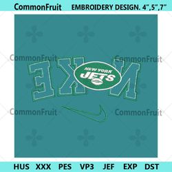 New York Jets Reverse Nike Embroidery Design Download File