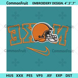 Cleveland Browns Reverse Nike Embroidery Design Download File