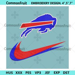 Buffalo Bills Nike Swoosh Embroidery Design Download Png