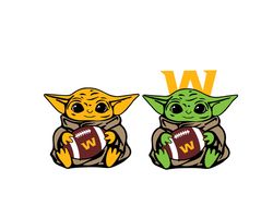 Baby Yoda with NFL png, Baby Yoda NFL png, NFL png