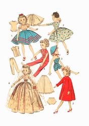 Doll 10.5 inch Clothes Pattern Advence 8453 PDF