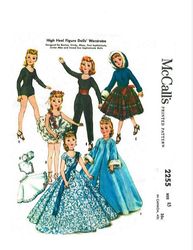 doll 15 inch clothes pattern mc calls 2255 pdf