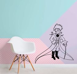 The Little Prince Fairytale Character, Children's Room Wall Sticker Vinyl Decal Mural Art Decor