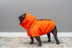 French Bulldogs Custom Waterproof Raincoats Dog Spring Autumn Coat Frenchies Fall Rainy Weather WaterResistant Coat