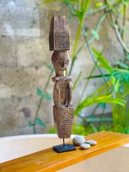 Timor Statue, Wooden Figure, Totem Statue, Hawai Statue