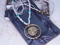Skyrim Skaal Amulet Full Necklace undefined / Twosided Skyrim Pendant / The Elder Scrolls Necklace / Skyrim Cosplay Necklace