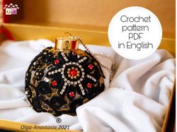 Christmas ball 4 crochet pattern , Christmas crochet pattern , crochet ball pattern , crochet pattern , Irish Crochet