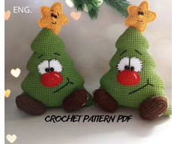 Christmas crochet pattern, Christmas tree