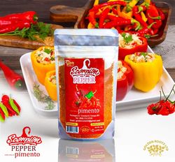 3 PACKS SCORPION PEPPER WITH A HINT OF PIMENTO PEPPERS 20 GRAMS EACH