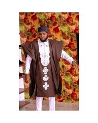 Men 3Set Agbada/ Men African Clothing/ Men African Wedding Suit/ Groomsmen African Suit/Men Traditional Clothing