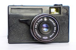 Siluet Elektro Electro USSR scale-focus camera lens Triplet-69-3 4/40 BelOMO