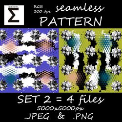 Abstract art Geometry Seamless pattern Design fabric & clothers Home textile Printing wallpaper Endless Background DIY