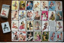 Playing cards "American Beauties". Reprint