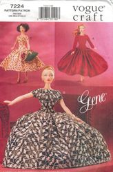 PDF Copy Vogue 7224 Patterns Clothes for Dolls 15 1\2 inch and Fashion Dolls