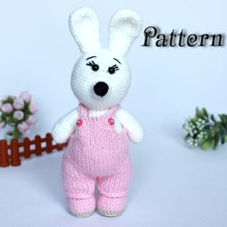 Crochet toy pattern bunny stuffed animal pattern, Amigurumi bunny rabbit pattern