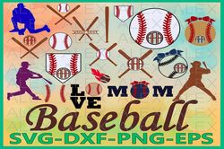 Baseball Monogram Svg, Baseball SVG, Monogram Baseball Cut