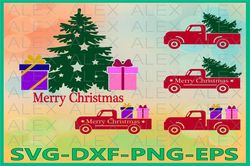 Merry Christmas SVG, Christmas Truck SVG, Christmas Svg