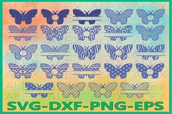 Butterfly Svg, Butterfly Monogram, Monogram Butterfly Cut