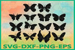 Butterfly Svg, Butterfly Cut Files, Dxf