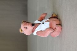 Teddy bear. Collectible teddy bear. OOAK teddy bear. Stuffed teddy bear. Cute interieor toy.