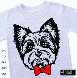 Yorkshire terrier SVG, Yorkie svg mom dad card Shirt, Dog svg, vector clipart Puppy Cut file Cricut Dog Vinyl Laser /25