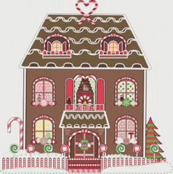 Cross Stitch Pattern | Gingerbread House | 4 Sizes | PDF Counted Vintage Highly Detailed Stitch