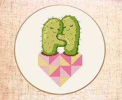Funny cross stitch pattern Cactus cross stitch Cacti embroidery PDF