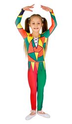 Figure skating costume for girls and boys Clown Gymnastic dress Gymnastic leotard