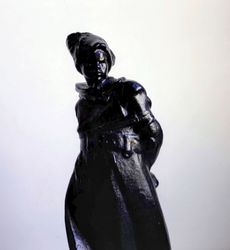 Hero Revolution Vintage Cast Iron Statuette. Rare Antique Gifts