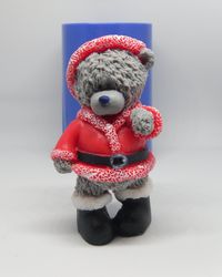 Teddy Santa - silicone mold