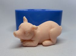 Baby pig - silicone mold