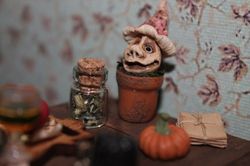 Dollhouse miniature 1:12 magic mushroom!