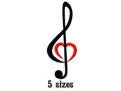 Musical notes embroidery. Music note ornament. Embroidery designs trendy. Digital download.