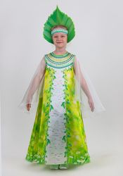 Four seasons costume Spring  Forest costume Woodland fairy dress Tree costume kids Birch costume
