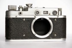 Zorki-C (Zorki-S) rangefinder film camera body 35 mm M39 mount USSR KMZ working