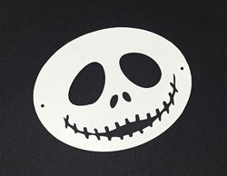 Halloween skeleton spooky face mask. Skeleton mask to halloween costume.