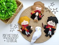 Harry Potter PDF pattern Harry Potter baby nursery decor Harry Potter christmas ornaments Harry Potter baby shower gifts