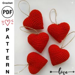 Crochet Pattern Amigurumi Heart, Easy Crochet Pattern