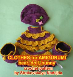 New TUTORIAL: Outfit bear, doll, bunny 3 in 1 crochet pattern