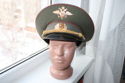 New Never Used Russian Army Cap  military style,  Military Hat Cap size 60 ,US L-XL