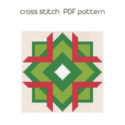 Snowflake ornament cross stitch pattern Christmas snowflak  xstitch PDF pattern Instant download /174/