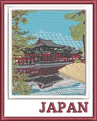 Japan Tokio Embroidery Design, Anime Embroidery Design, Art Embroidery design