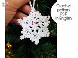 Snowflake  3 Christmas crochet pattern , crochet Snowflake pattern , crochet pattern , Irish Crochet , Motif crochet ,