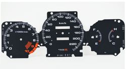 Gauge Faces Overlay kit Type-R style for Honda Civic Ek VTI / SI