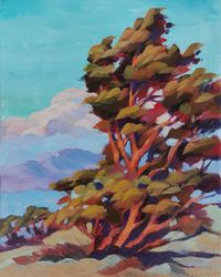 Original painting Landscape painting Tree painting Landscape wall art Autumn landscape