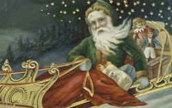 Cross Stitch Pattern | Christmas | Santa Claus | 5 Sizes | PDF Counted Vintage Highly Detailed Stitch