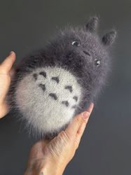 Knitted Toy Totoro, My neighbor Totoro, anime Totoro, safe toy for baby to order