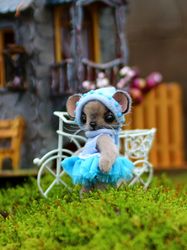 Mouse Ulya  mouse, bat, small mouse, lilac mouse, fantasy, fantasy mouse, fairy creature, animal, fairy animals