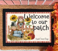 Welcome To Our Patch, Doormat Template